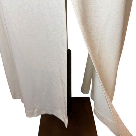 Karen Millen Dress Women 8 White Viscose Crepe Long Sleeve Midi NWT Bridal - Picture 8 of 11